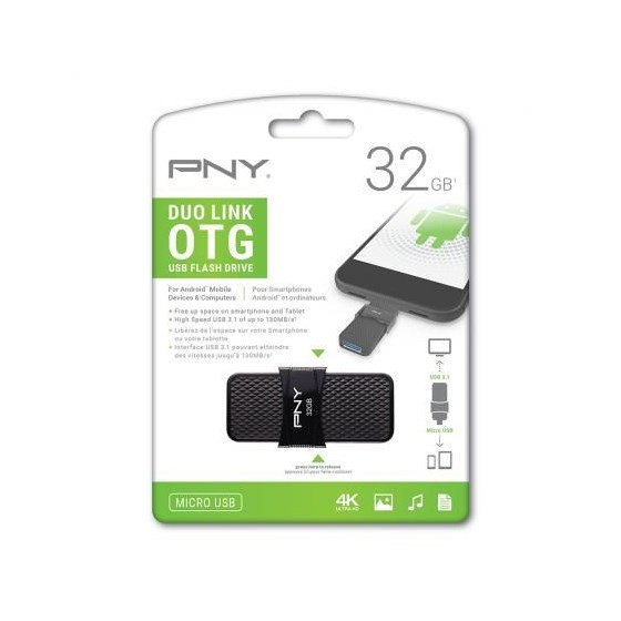 OTG PNY Duo-Link, 32GB Micro-USB, USB3.0
