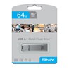 USB stick PNY Elite Steel, 64GB, USB3.1, metalni