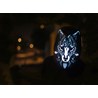 Maska SATZUMA SRM - Wolf, zvučno reaktivna svjetlosna maska koja reagira na glazbu koju svirate 