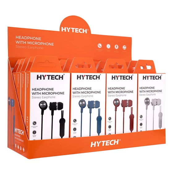 Slušalice HYTECH HY-XK24, mikrofon, bijele