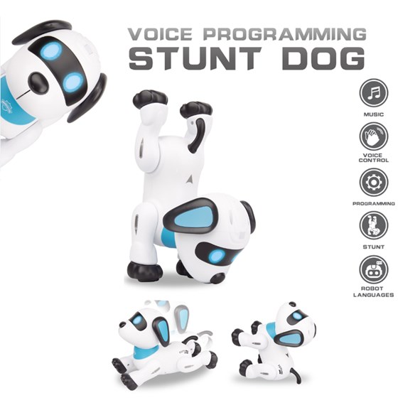 Robot interaktivni Pas KAZOO K21, daljinsko upravljanje, bijeli