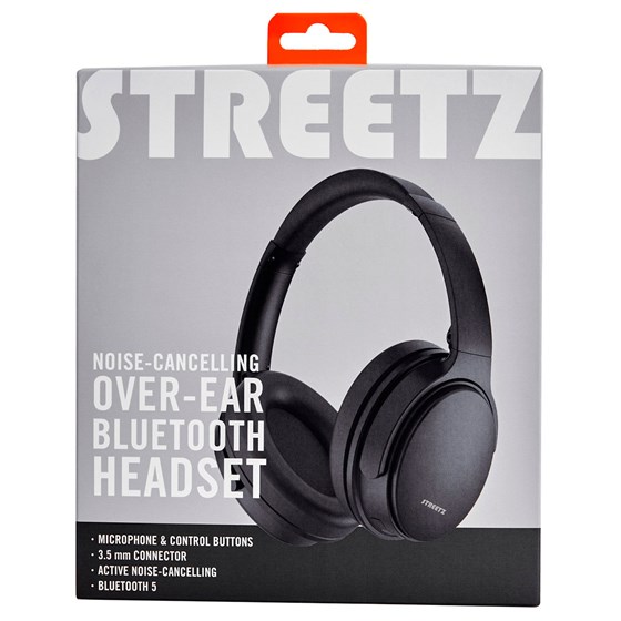Slušalice STREETZ HL-BT404, Bluetooth noise cancelling headphones, microphone, buttons