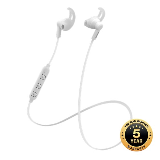 Slušalice STREETZ HL-BT304, SPORT, in-ear, mikrofon, Bluetooth, bijele