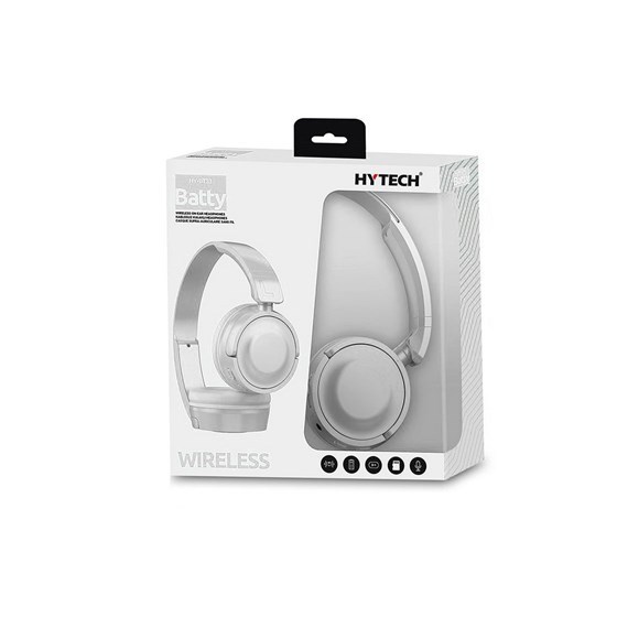 OŠTEĆENA AMBALAŽA - Slušalice HYTECH HY-XBK33, mikrofon, Bluetooth, bijele