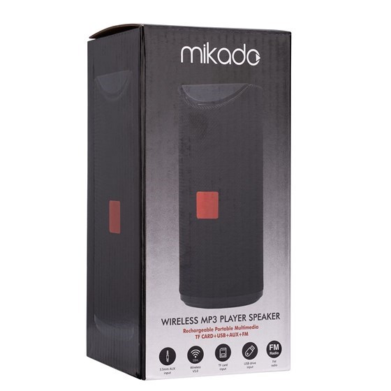 OŠTEĆENA AMBALAŽA - Bluetooth zvučnik, MIKADO MD-BT66, crni