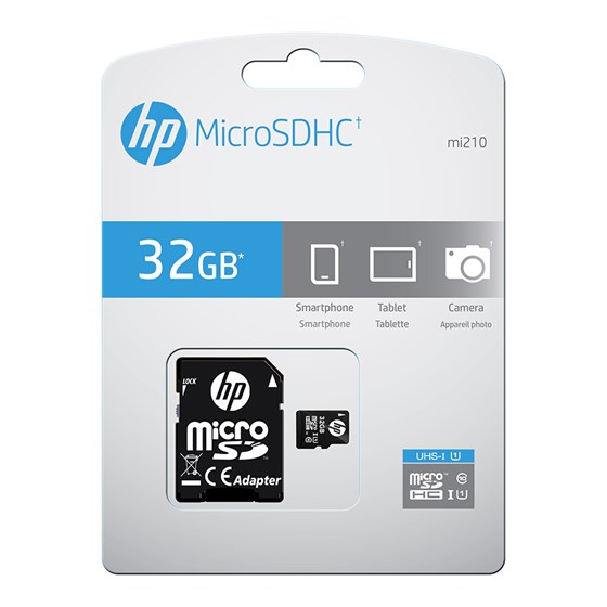 Memorijska kartica HP MicroSD mi210, 32GB, klasa brzine U1, s adapterom