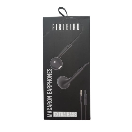 Slušalice FIREBIRD by ADDA Macaron MC1, 3.5mm, s mikrofonom, crne