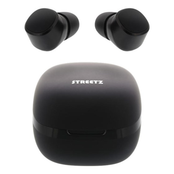 Slušalice STREETZ TWS-1108, mikrofon, Bluetooth 5.0, TWS, crne
