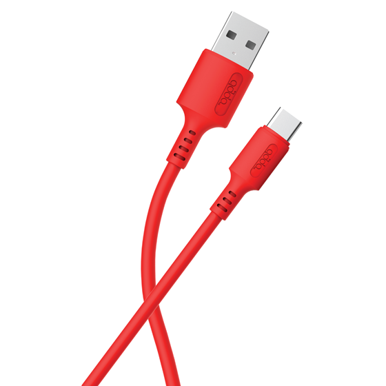 Kabel ADDA USB-200-RD, Fusion Charge+Data, USB-A na Type-C, 15W, Premium TPE, 1.2m, crveni