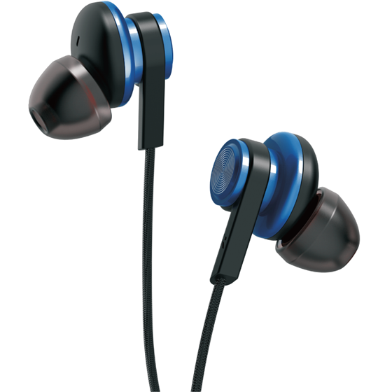 Slušalice ADDA EP-003-BL, Metal magnetic fusion, 3.5mm, s mikrofonom, plave