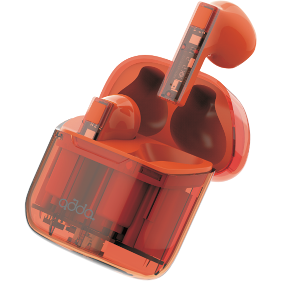 Slušalice ADDA TWS-002-OR, Crystal TWS, AAC, bluetooth 5.1, narančaste