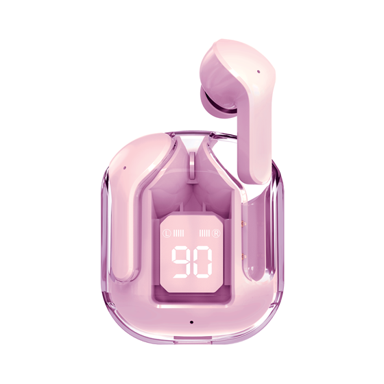 Slušalice ADDA TWS-003-PK, Crystal TWS, inear, AAC, bluetooth 5.1, roze