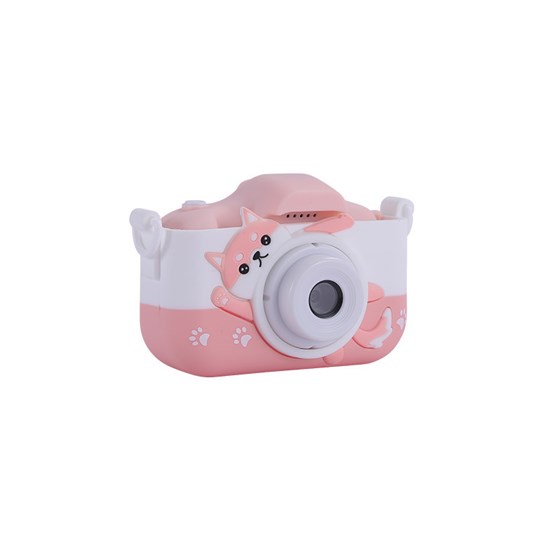 Dječji Fotoaparat KAZOO X2HD, prednja i stražnja kamera, interna memorija + micro SD utor, rozi