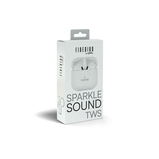 Slušalice ADDA TWS-007-WH, Sparkle TWS, bluetooth 5.3, bijele