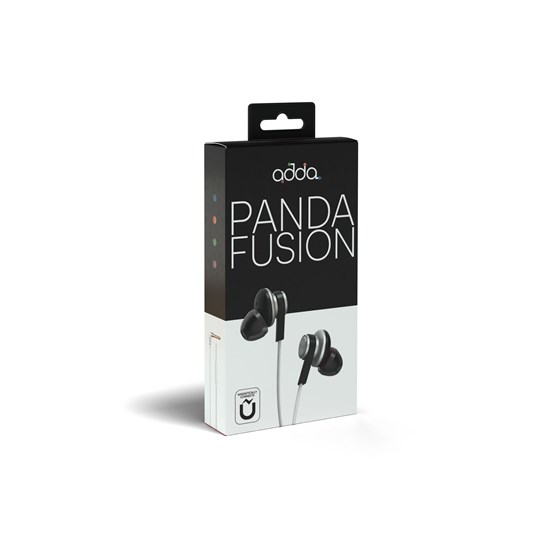 Slušalice Adda Collins EP-003-WH, Metal magnetic fusion, 3.5mm, s mikrofonom, panda