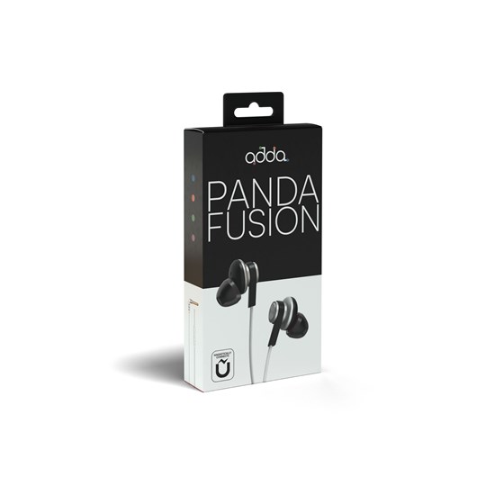 Slušalice ADDA EP-003-WH, Metal magnetic fusion, 3.5mm, s mikrofonom, panda
