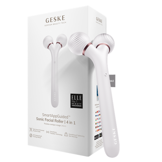 Sonic Facial Roller GESKE| 4 in 1 , starlight