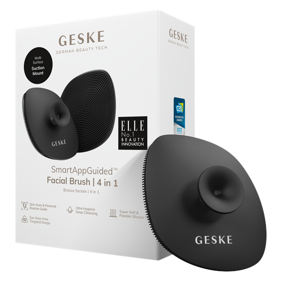 Facial Brush GESKE| 4 in 1 , s držačem, gray