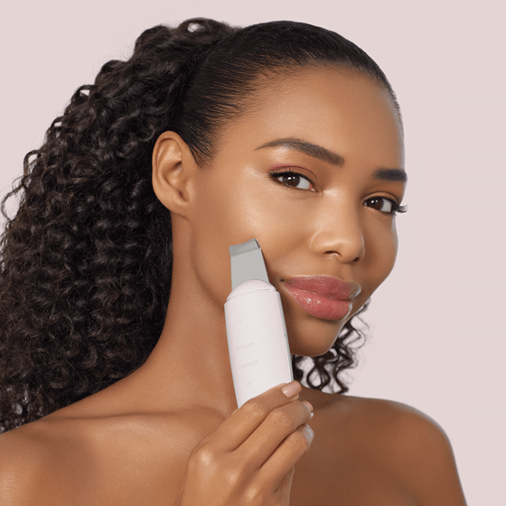 MicroCurrent Skin Scrubber & Blackhead Remover GESKE| 9 in 1 , starlight
