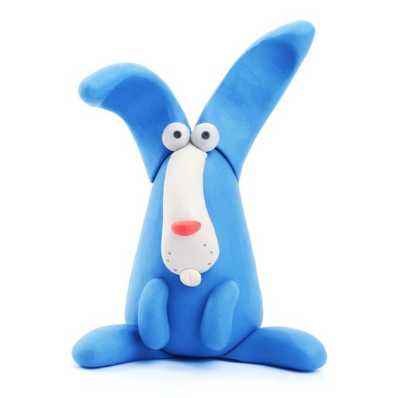 Glina KAZOO HEY CLAY Rabbit 30050, 3 kutijice