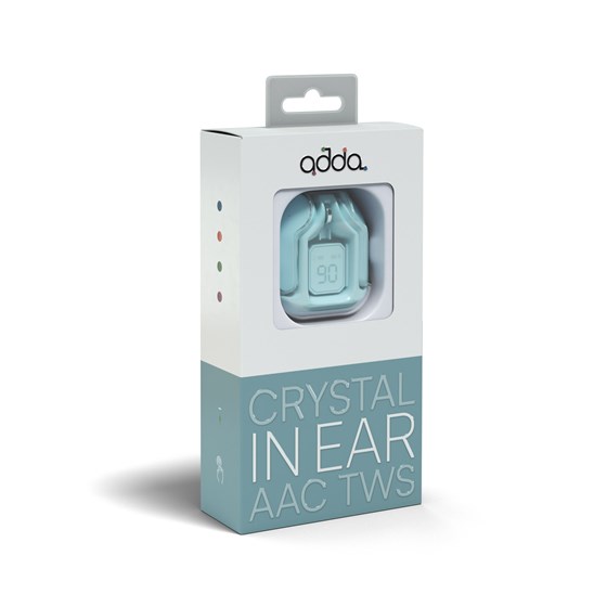 Slušalice Adda Collins TWS-003-LB, Crystal TWS, inear, AAC, bluetooth 5.1, svjetlo plave