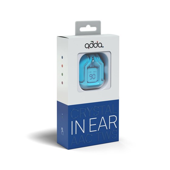 Slušalice Adda Collins TWS-003-BL, Crystal TWS, inear, AAC, bluetooth 5.1, plave