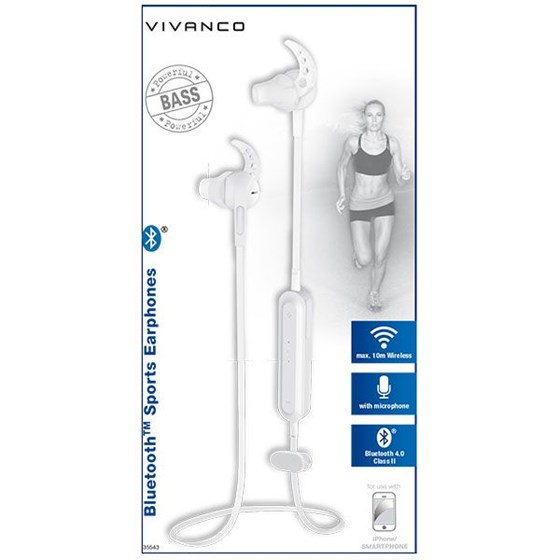 Slušalice VIVANCO 35543 Sport Air, bluetooth, s mikrofonom
