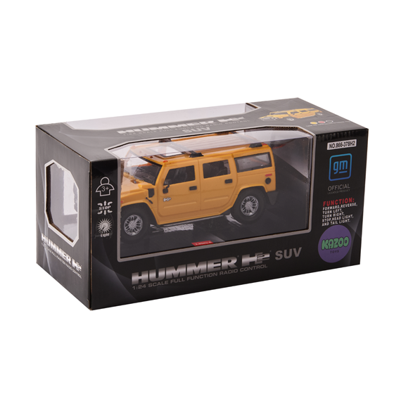 Auto na daljinsko upravljanje KAZOO 866-378H2, Hummer s svjetlima, 1:24, više boja