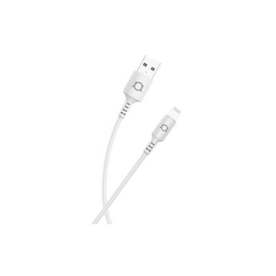 Kabel Adda Collins USB-300-WH, Fusion Charge+Data, USB-A na 8pin, 3.1A, Premium TPE, 1.2m, bijeli