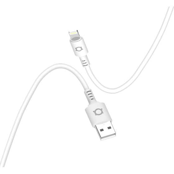 Kabel Adda Collins USB-300-WH, Fusion Charge+Data, USB-A na 8pin, 3.1A, Premium TPE, 1.2m, bijeli