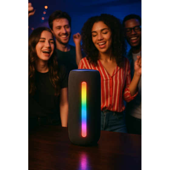 Bluetooth zvučnik Adda Collins SP-001-BK, Wave, 10W, FM, RGB, crna