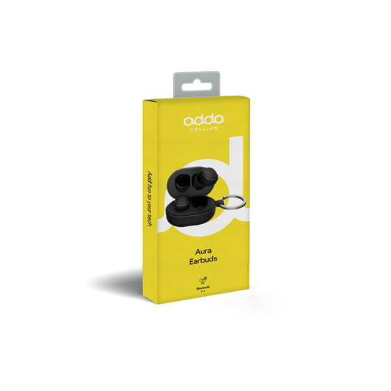 Slušalice Adda Collins BUD-002-BK, Aura, bluetooth 5.4, crne