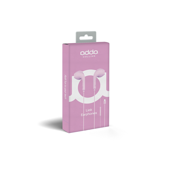 Slušalice Adda Collins ERP-001-LP, Link, žičane,  In Ear, Type-C, roze