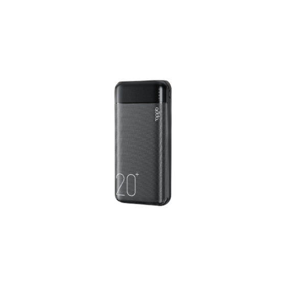 Powerbank Adda Collins PB-002-BK, Fusion powerbank, 20000mAh, Micro USB i Type-C ulazi, 2xUSB-A izlazi, 12W, crni
