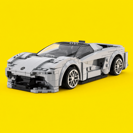 R/C auto za sastavljanje LILBIG Lotus C51071W, 1:18, 308 dijelova