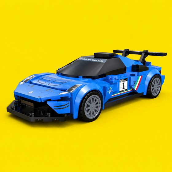 Auto za sastavljanje LILBIG Maserati MC20 GT2 C55031W, plavi, 1:24, 240 dijelova