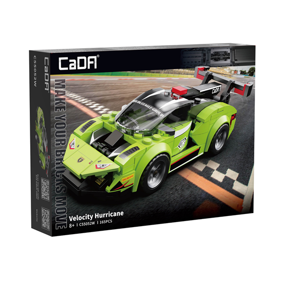 STEM Auto KAZOO Velocity Hurricane C55052W, zeleni, 165 dijelova