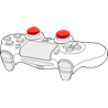 Controller capset SPEEDLINK Stix, PS5/PS4/Switch, više boja