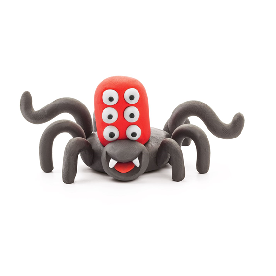 Glina KAZOO HEY CLAY Spider 30068, 3 kutijice