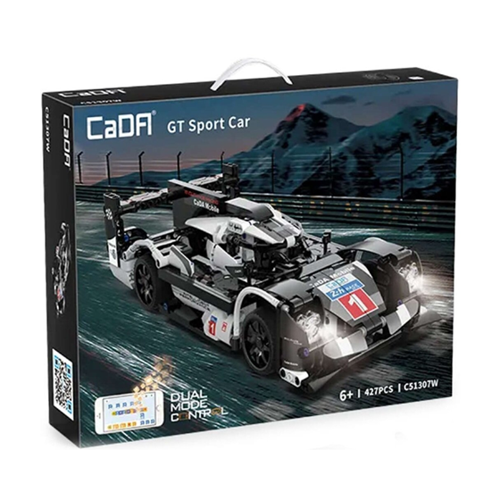 STEM Auto na daljinsko upravljanje KAZOO GT Super Car C51307W, 1:14, 427 dijelova