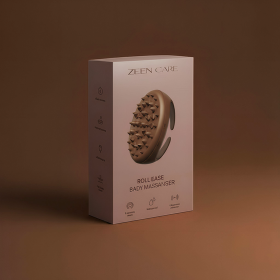 Masažer za tijelo ručni ZEEN Care Roll Ease, 360° glave, silikon