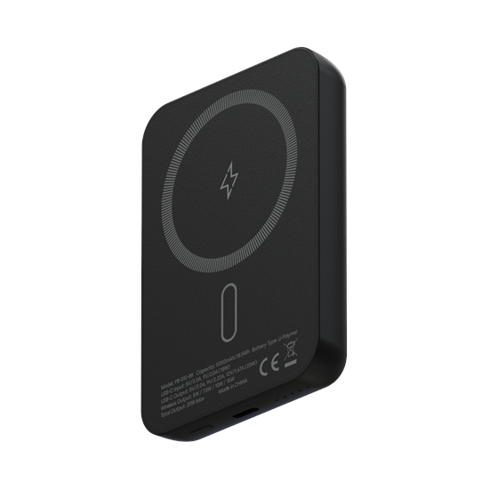 Powerbank Adda Collins PB-010-BK, 5000mAh, magsafe, Type-C ulaz, Type C izlaz,20W, crna