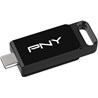 USB stick PNY Elite, 256GB, USB 3.2, Type-C, crni