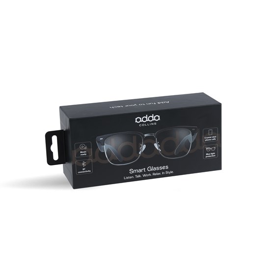 Pametne naočale Adda Collins GL-001-2-BK, bluetooth, anti blue light