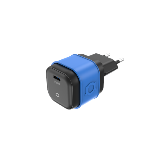 Zidni punjač Adda Collins CH-017-GM, 100W, Type-C, GaN, gun metal