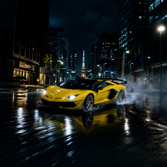 Auto R/C Lamborghini Aventador SVJ Roadster s LED svjetlima LILBIG RL-2608, 1:24