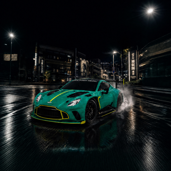 Auto R/C Aston Martin Vantage GT3 s LED svjetlima LILBIG RL-2612, 1:24